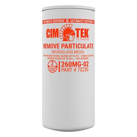 Beta 1 Filters Replacement Spin-on Fuel Filter Compatible with  260MG02 / CIM-TEK 2-PACK B1SF0008972